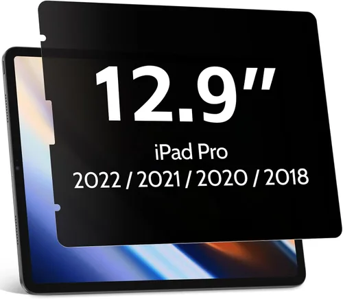 Vista 29 de Protector de pantalla de privacidad compatible con iPad de 10.2 pulgadas (9ª/8ª/7ª generación, 2021/2020/2019), filtro espía de luz azul