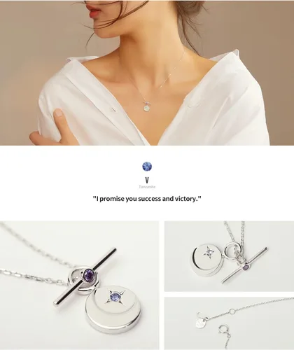 Vista 4 de BTS STONEHENgE Moment of Light Jewelry - Collar oficial del ejército