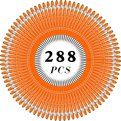 Vista 78 de Bolígrafos personalizados a granel con punta de lápiz capacitivo, 12 bolígrafos personalizados con logotipo de mensaje con nombre, bolígrafos