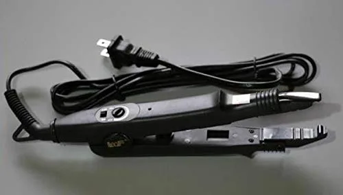 Vista 4 de JR611-Black-A Set" - Herramienta de termostato de extensión de cabello de fusión PTC de hierro sin rastro, alicates de calefacción, conector