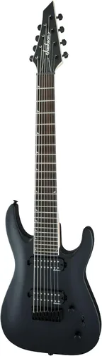Vista 3 de Jackson JS Series Dinky JS32-8 - Diapasón negro satinado con amaranto