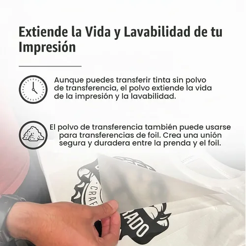 Vista 3 de Ecotex® Plastisol Transfer Powder Serigrafía (1 LB) – Polvo de unión a tinta de transferencia de calor, prolonga la vida útil de la serigrafía