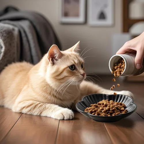 Vista 5 de Mecaikru Tazones de comida para gatos, platos de cerámica para gatos, plato para comida, agua y aperitivos, 4.72 pulgadas, uso en interiores