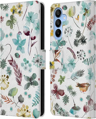 Vista 188 de Head Case Designs Officially Licensed Ninola Butterfly Nature Spring Floral Leather Wallet Case Compatible with Samsung Galaxy A07 4G