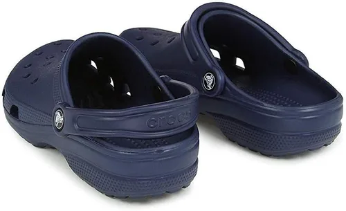 Vista 24 de Crocs Zuecos clásicos unisex, azul marino, 9 US hombres/11 US mujer