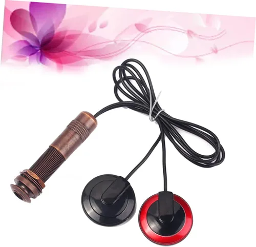 Vista 9 de VICASKY 2 pastillas de mandolina con sensor interno de micrófono piezoeléctrico Jack de 1/4 pulgadas mejora tu sonido acústico