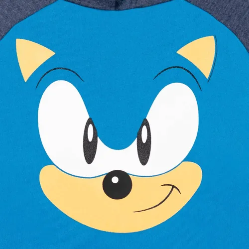 Vista 3 de SEGA Tails Sonic The Hedgehog Knuckles - Sudadera con capucha para niños pequeños y grandes