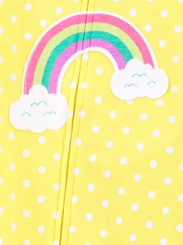 Vista 4 de Simple Joys by Carter's Pijama de algodón sin pies de ajuste cómodo para niños (3 unidades)