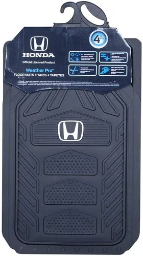 Vista 3 de Plasticolor Honda Weatherpro - Juego de 4 alfombrillas para piso, color negro, talla única