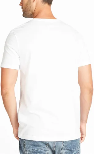 Vista 3 de Nautica - Camiseta de manga corta, color sólido y cuello redondo