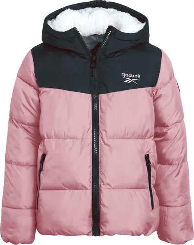 Vista 6 de Reebok Chaqueta de invierno para niñas Chaqueta de esquí acolchada pesada con forro polar para niñas (4-16)