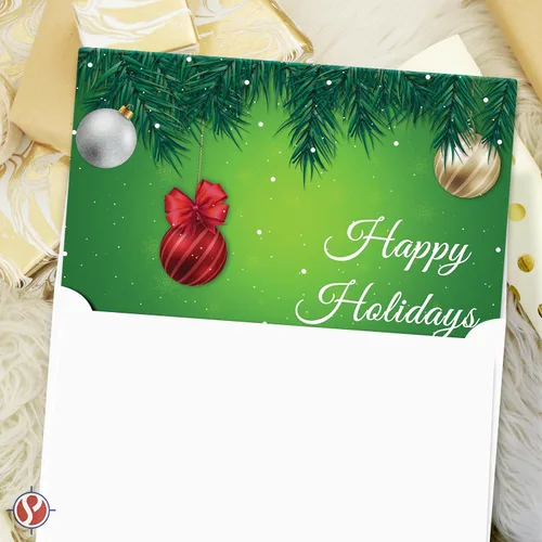 Vista 5 de Tarjetas de felicitación y sobres de Feliz Festividad – Ideal para invitaciones de fiesta de Año Nuevo, negocios y corporativos, anuncios, tarjetas