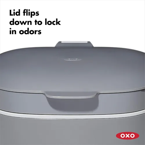 Vista 5 de OXO Good Grips - Contenedor de compost fácil de limpiar, carbón (1,75 galones)