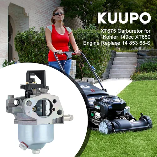 Vista 2 de Carburador Kuupo XT675 para Kohler 149cc XT650 2027 3034 XT675 3076 2075 Toro MTD Auto choke Reemplaza 14 853 68S 14 853 68-S 1485368S 14 853 68