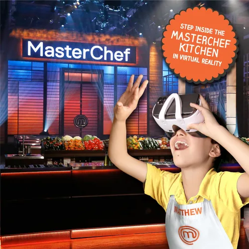 Vista 5 de Abacus Brands VR MasterChef Junior - Libro de cocina para niños de realidad virtual y juego de actividades de aprendizaje interactivo de ciencias