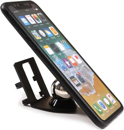 Vista 3 de Soporte para teléfono celular giratorio de 360 grados para Land Rover Discovery Sport 2020, color negro