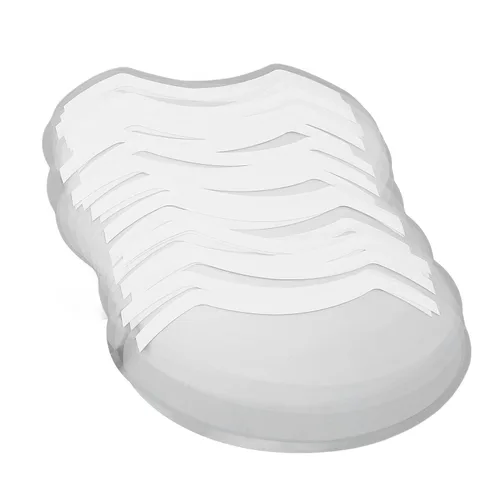 Vista 5 de Cara de ducha de maquillaje de plástico transparente para peluquería