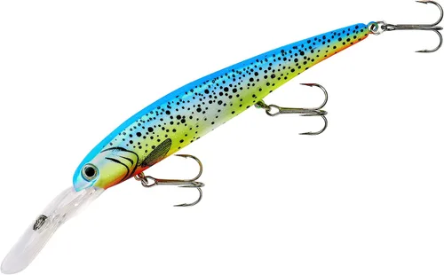 Vista 5 de Bandit Lures 4 3/4-Inch Slender Minnow Jerkbait Trolls Up to 27 Feet Deep, Universal Color Patterns, 1 Piece