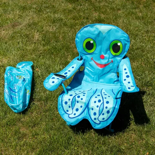 Vista 9 de Melissa & Doug Sunny Patch Flex Octopus - Silla de playa plegable para niños (embalaje sin frustraciones)