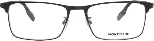 Vista 2 de Gafas de sol Montblanc MB 0187 O- 004 NegroTransparente Negro Transparente Negro