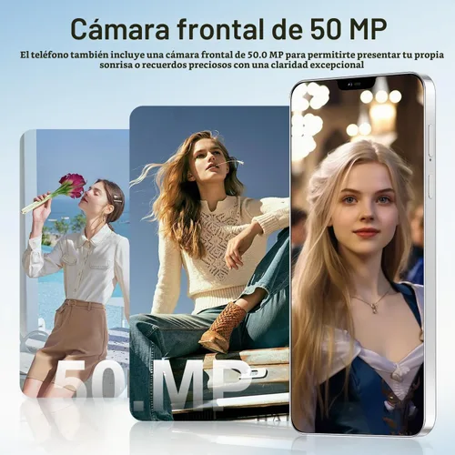 Vista 5 de Teléfonos desbloqueados C24+ 5G, 12GB+512GB, teléfono celular, 6.8 Negro-6.8"-512GB