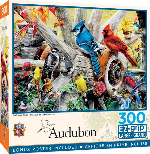 Vista 11 de MasterPieces Rompecabezas EZ Grip de 300 piezas, una casa de pájaros americana, 18 x 24 pulgadas