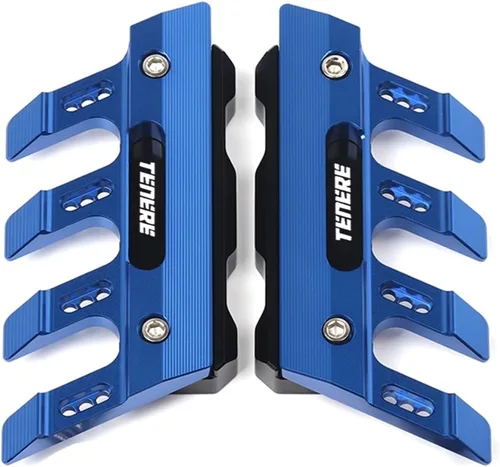 Vista 9 de Protector de bisel delantero CNC para motocicleta, deslizante, anticaída, protector de horquilla delantera para Yamaha XT660Z XT660R (color : A)