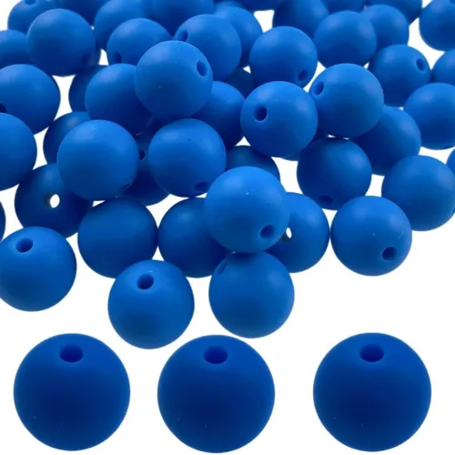 Vista 31 de Abalorios de silicona, 120 piezas de 6 mm abalorios redondos de silicona para hacer llaveros, pulseras, collares, aretes, joyas, manualidades DIY