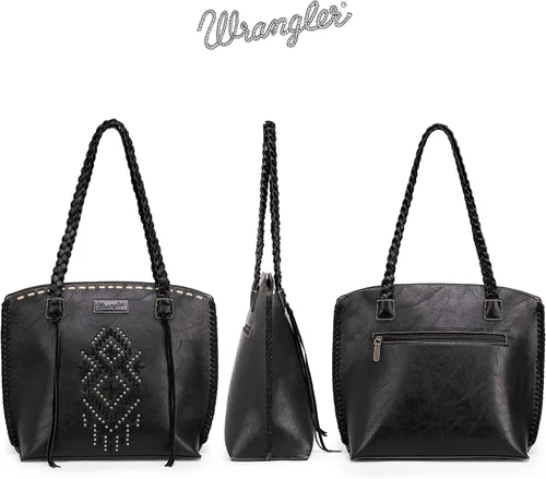 Vista 3 de Wrangler Bolso de mano para mujer, bolsos y bolsos del oeste, bolso Hobo para mujer