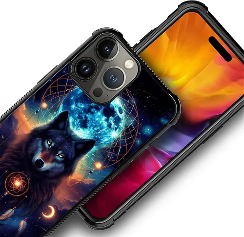 Vista 805 de Funda compatible con iPhone 15, diseño de elefantes africanos, diseño increíble a prueba de golpes, antiarañazos, carcasa trasera de policarbonato