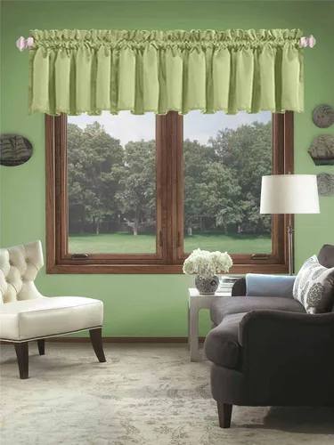 Vista 70 de Cortinas de cocina negras Ladity - 2 paneles de cortinas cortas opacas, 36 pulgadas, privacidad, niveles de café, cortinas de granja para ventana