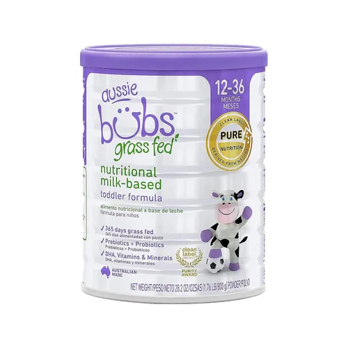 Vista 9 de Bubs Fórmula Infantil de 365 Días de Ganado Alimentado con Pasto con Hierro, Polvo a Base de Leche de Vaca para Bebés de 0-12 Meses, Hecha con Leche