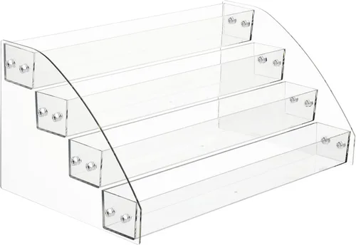 Vista 10 de Homakover Organizador de pintura acrílica de 3 capas, soporte de pintura perfecto para manualidades, almacenamiento de pinturas de pasatiempos