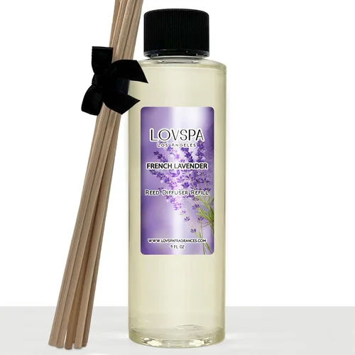 Vista 32 de Amber Romance - Recambio de aceite difusor de varillas con varillas de junco, ámbar cálido, sándalo y notas florales, aceites esenciales de lirio