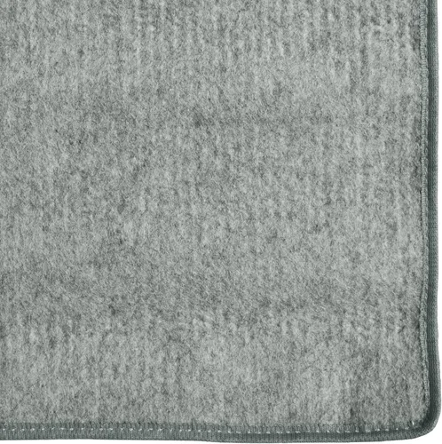 Vista 6 de Alfombra acogedora y suave de pelambre de felpa de iCustomRug., Sintético, Gris claro