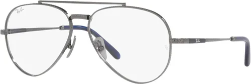 Vista 2 de Ray-Ban RX8225v Aviator Titanium Pilot - Marcos para gafas graduadas