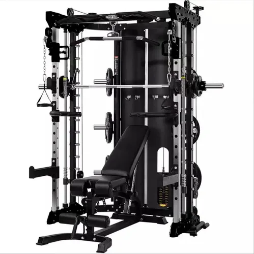 Vista 7 de Smith - Máquina de gimnasia, pesas de 160 kg Negro
