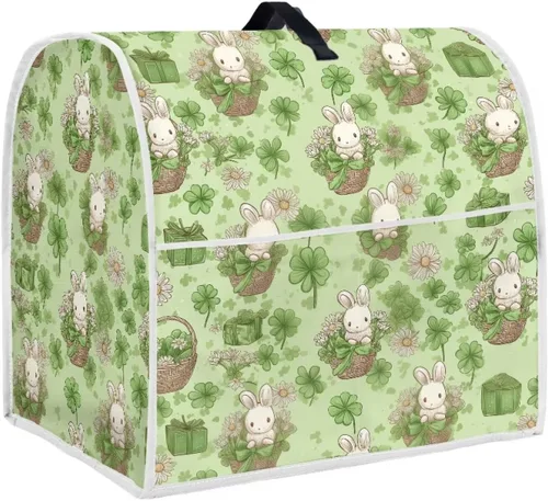 Vista 51 de Talayituse Beach Turtle Starfish Print Stand Mixer Cover for 4.5-5 Quarts Kitchen Aid, Washable Mixer Dust Cover with Handle and Pocket Kitchen
