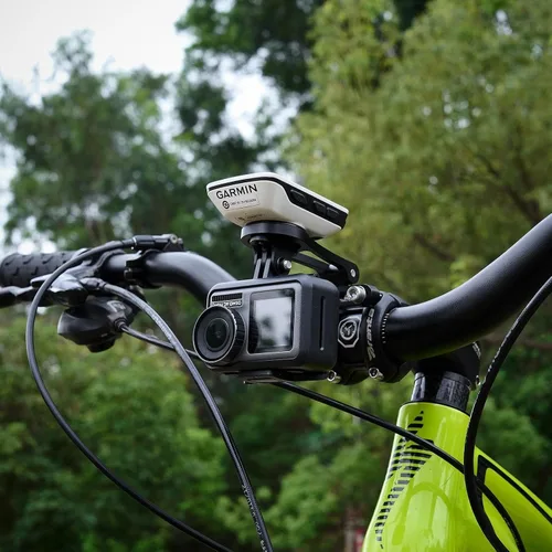 Vista 5 de corki Cycles - Soporte de bicicleta para computadora con ángulo ajustable en ángulo hacia fuera, compatible con Garmin Wahoo Bryton Cateye