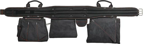 Vista 3 de Hultafors Work Gear HT5652 Professional - Delantal combinado de carpintero, cinturón de herramientas de poliéster balístico resistente, bolsillos