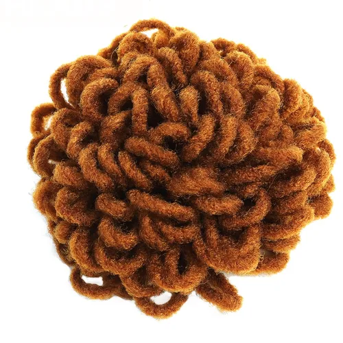 Vista 14 de DreadLocks Chignons Afro High Puff Cola de Caballo con Cordón Moño de Cabello Postizos Faux Locs Chignons con Clip Cola de Caballo para Mujeres