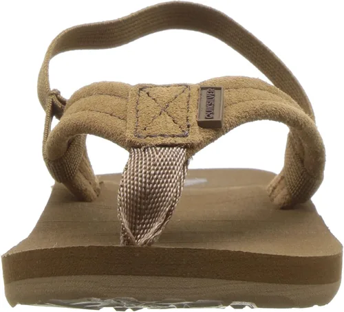 Vista 2 de Quiksilver Carver Suede Chanclas para niños pequeños