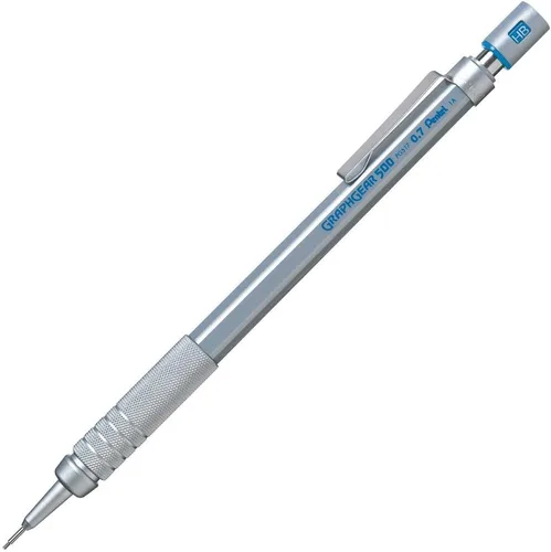 Vista 7 de Pentel Lápiz mecánico, engranaje gráfico 500, para calado, 0.035 in (PG519)
