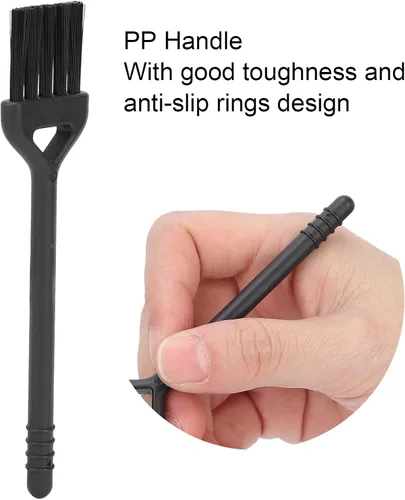 Vista 2 de 10 cepillos de limpieza de afeitadora eléctrica, mini cepillo de nailon de doble cara para afeitar, herramienta de limpieza para afeitar