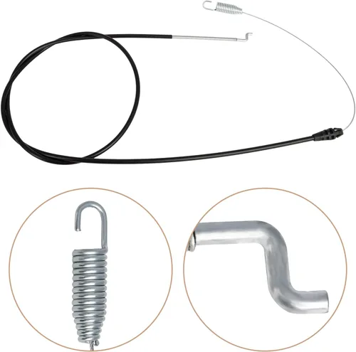 Vista 6 de UP2WIN Cable de tracción 105-1845 compatible con cortacésped Toro 20016 20065 20005 20007 20064 20072A tracción delantera cortacésped