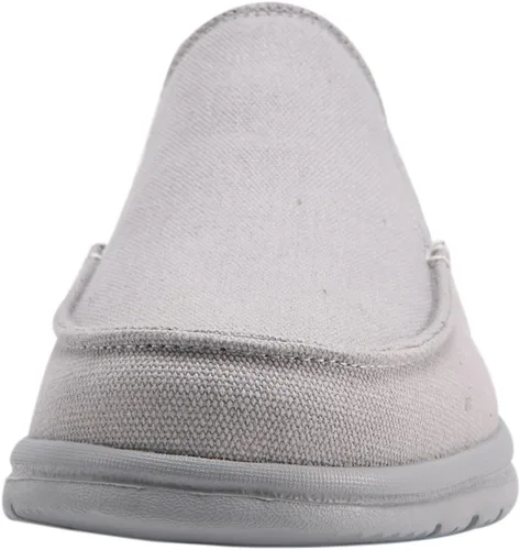 Vista 5 de Zapatos sin cordones para hombre, mocasines casuales de lona, zapatos de cubierta para hombre, cómodos zapatos náuticos con suela de goma