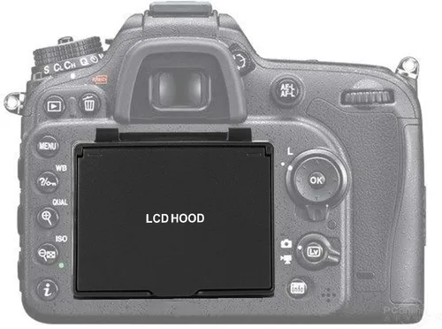Vista 4 de Pantalla de monitor LCD Parasol con cubierta protectora de pantalla plegable para cámara DSLR