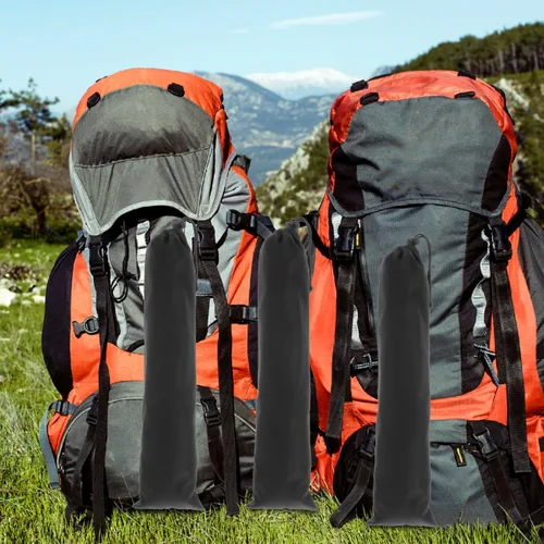 Vista 5 de LIOOBO Bolsa de poste de tienda: Bolsa de transporte de bastones de trekking Funda de repuesto para bastón, bolsa de almacenamiento larga portátil