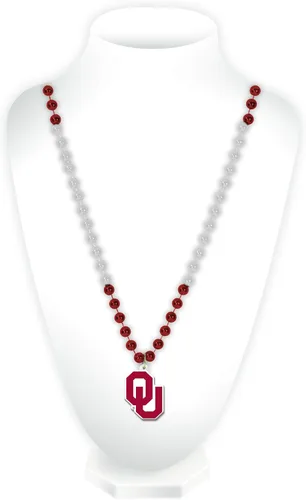 Vista 33 de Rico Industries NCAA Fan Shop - Cuentas estilo Mardi Gras con logotipo del equipo 3-Color del