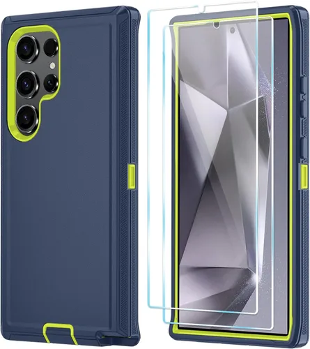 Vista 76 de ONOLA Funda compatible con Samsung Galaxy S24 Ultra con protector de pantalla HD, resistente a los golpes y a las caídas, funda de 3 capas